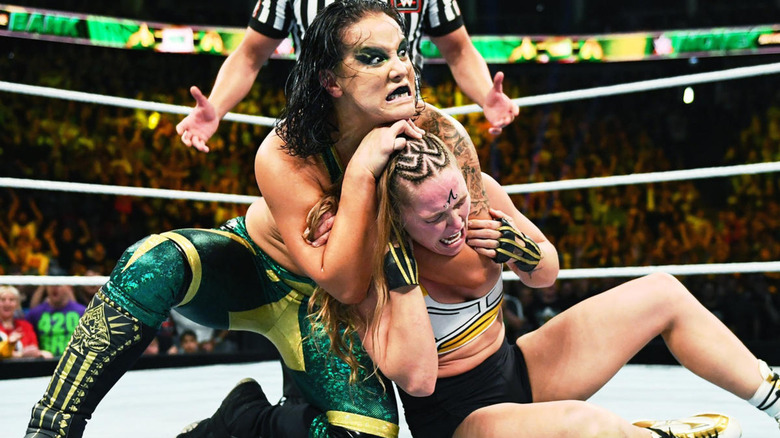 Shayna Baszler and Ronda Rousey