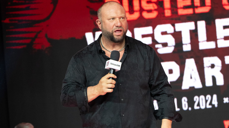 Bully Ray at a Busted Open event with his mouth agape