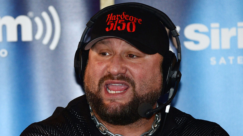 Bully Ray speaking at a SiriusXM event