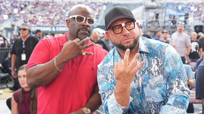 D-Von and Bubba Ray ringside at SummerSlam