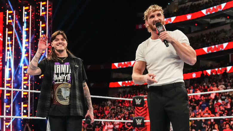 Dominik Mysterio and Logan Paul