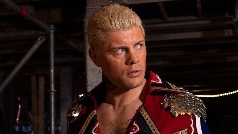 Cody Rhodes backstage at WWE WrestleMania 38