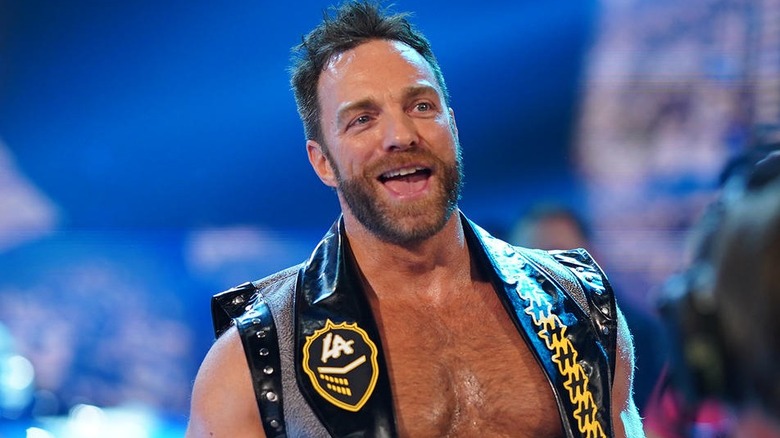 LA Knight makes his entrance 