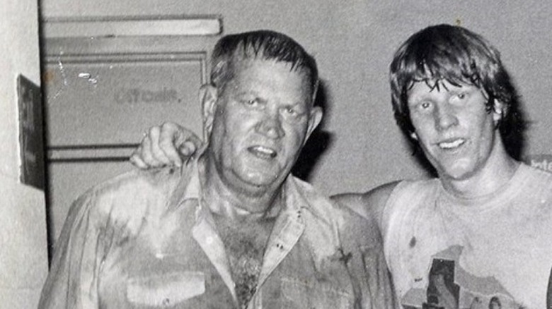 Fritz Von Erich with one of his sons