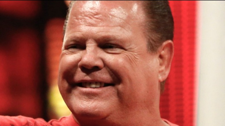 Jerry Lawler smiling for the fans