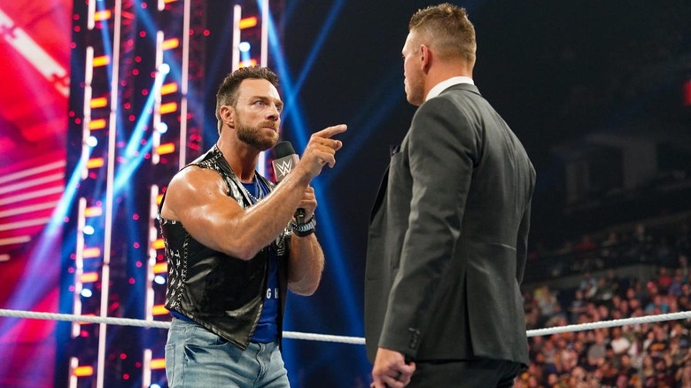 The Miz and LA Knight promo segment