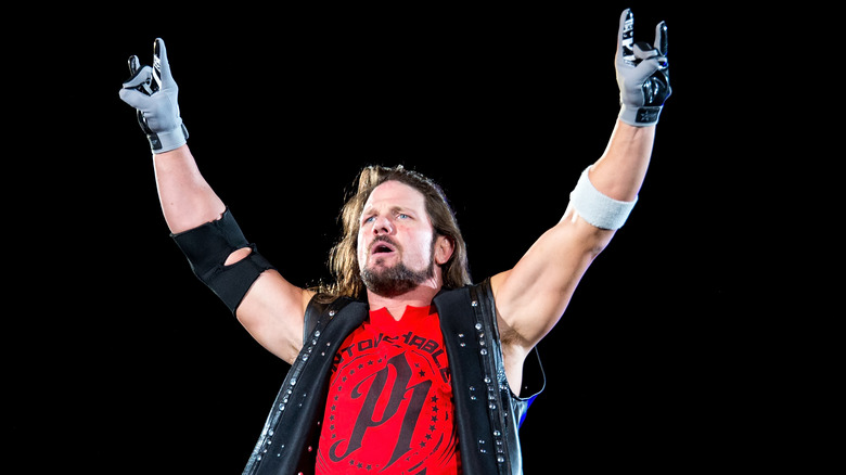 AJ Styles posing