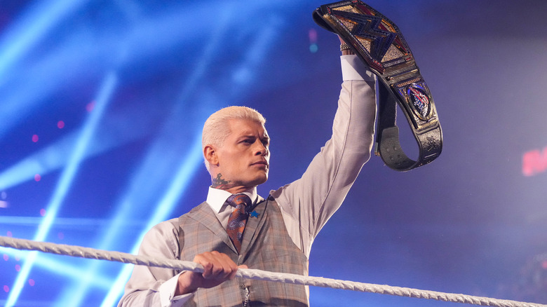 Cody Rhodes with WWE Championship