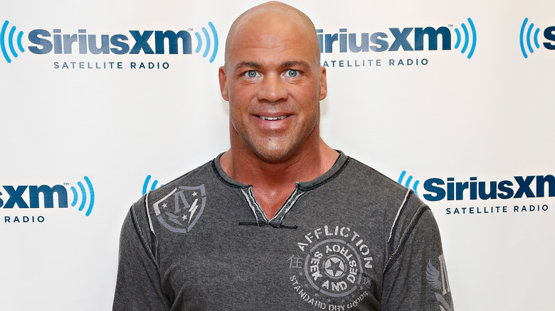 Kurt Angle smiling