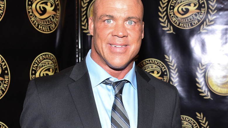 Kurt Angle smiling 