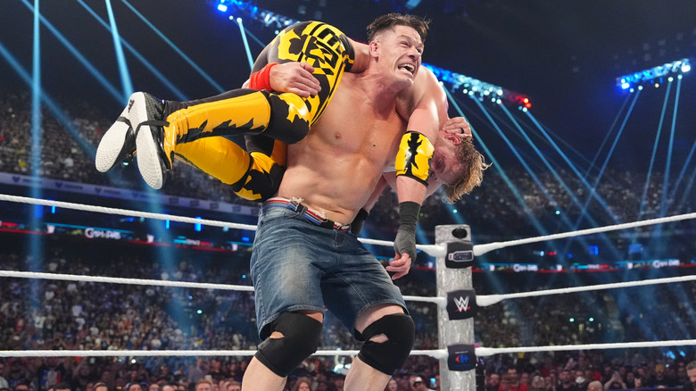 John Cena and Logan Paul at Clash in Paris