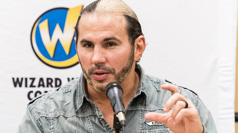 Matt Hardy speaking