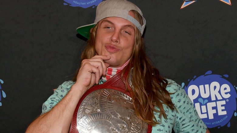 Matt Riddle pouting