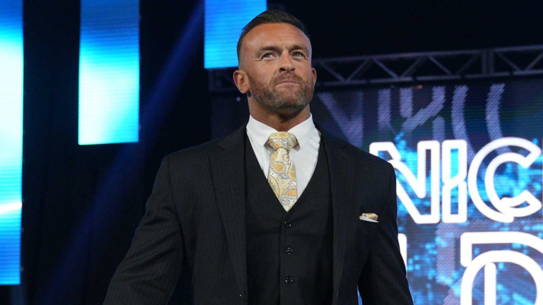 Nick Aldis smiling