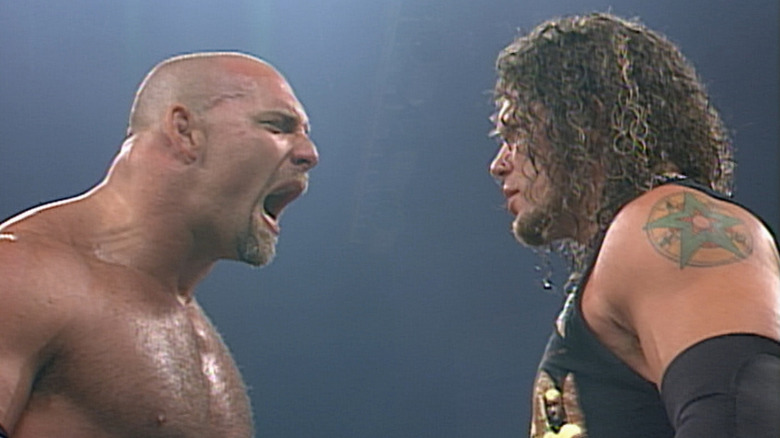 Goldberg yelling in Raven's face