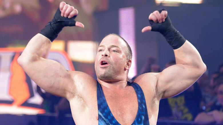 Rob Van Dam enters the arena