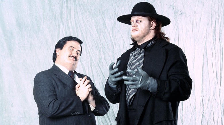Undertaker Poses With Paul Bearer 