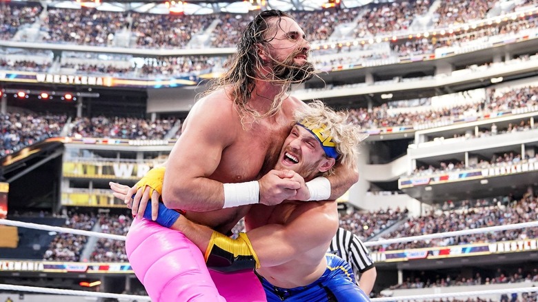 Seth Rollins, Logan Paul, WWE WrestleMania 39