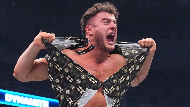 MJF tears his shirt off