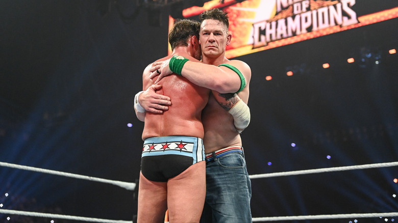 John Cena hugs CM Punk