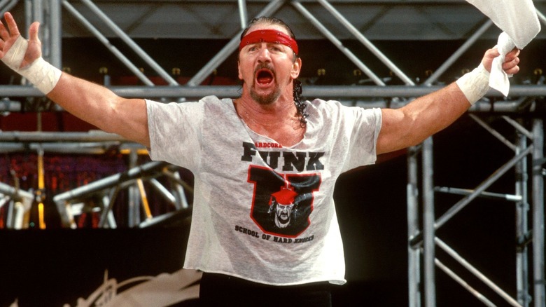 Terry Funk posing