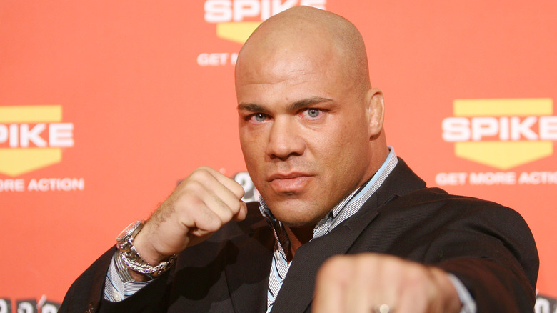 Kurt Angle posing 