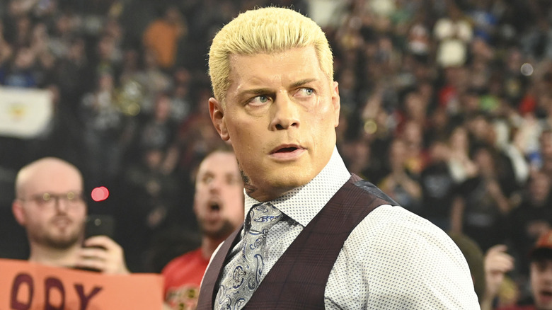 Cody Rhodes looking over his shoulder