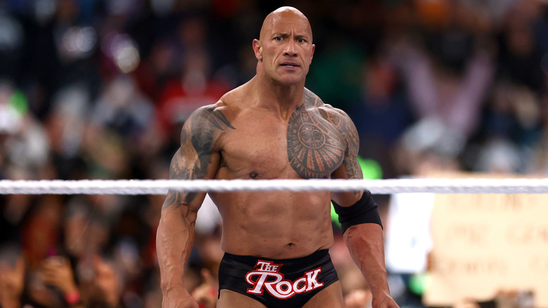 Dwayne "The Rock" Johnson at WrestleMania