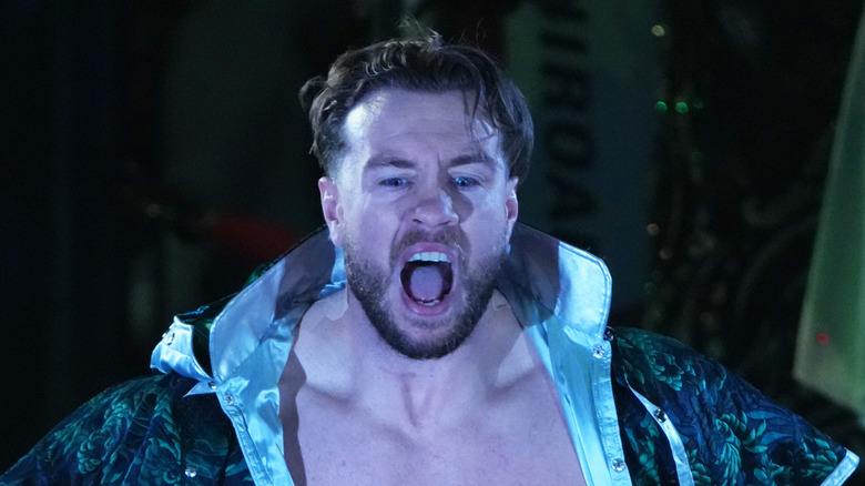 Will Ospreay yelling very loudly