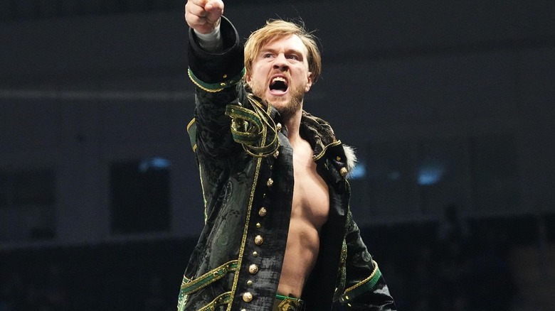 Will Ospreay pointing his finger