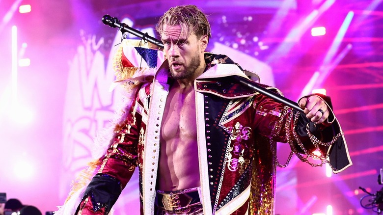 Will Ospreay makes his entrance at AEW All In
