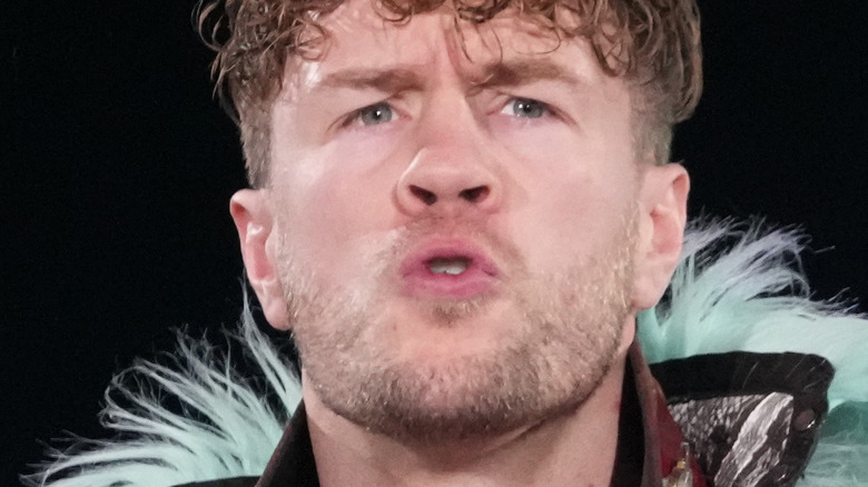 Will Ospreay looking angry