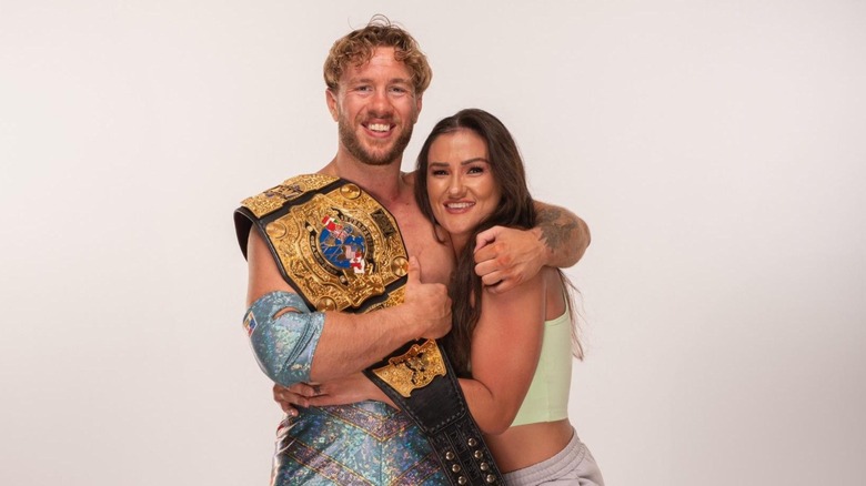 Will Ospreay and Alex Windsor in 2024