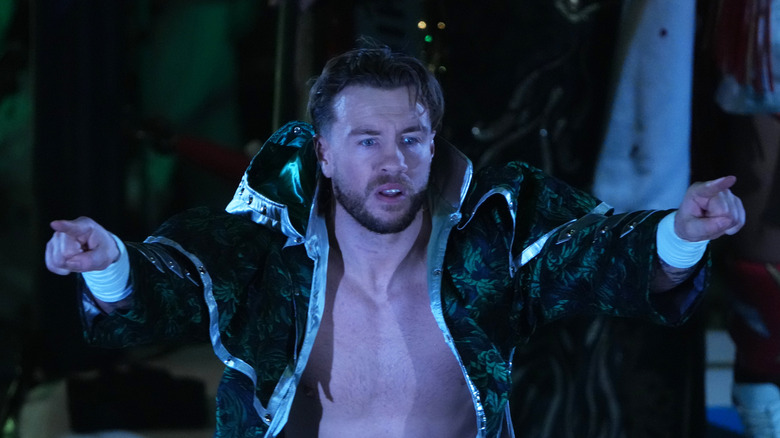 Will Ospreay doing the rare double point