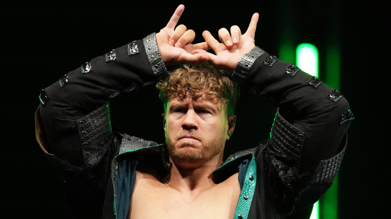 Will Ospreay posing in the ring