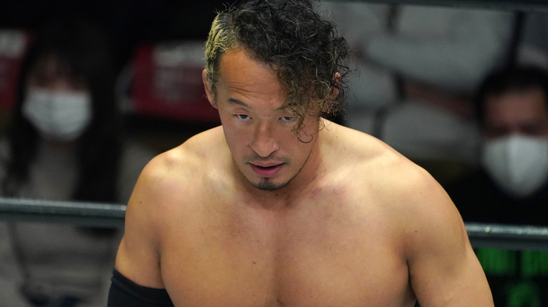 Naomichi Marufuji glowers at his opponent