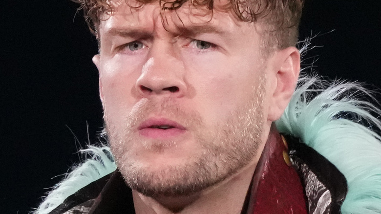 Will Ospreay During His Entrance At An NJPW Event