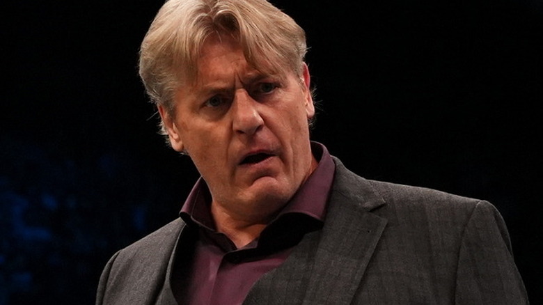 William Regal glaring