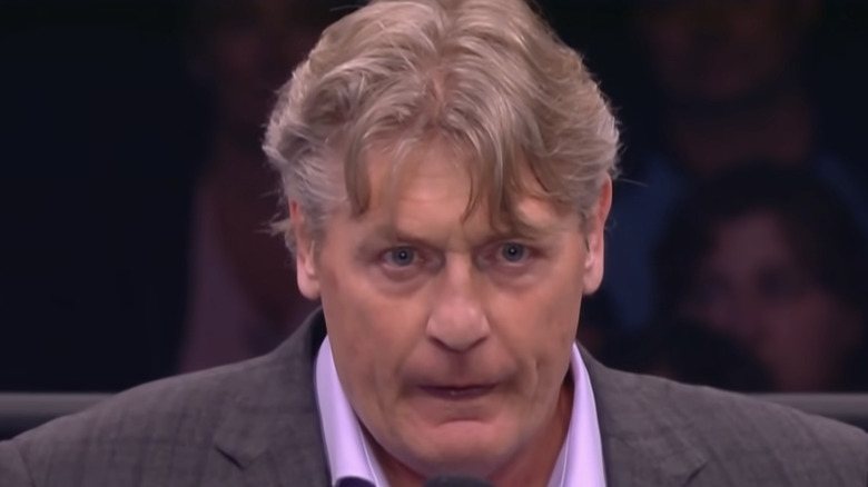 William Regal stares