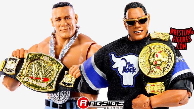 John Cena Dwayne Johnson action figures