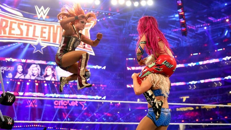 Becky Lynch vs. Charlotte Flair vs. Sasha Banks at WrestleMania 32