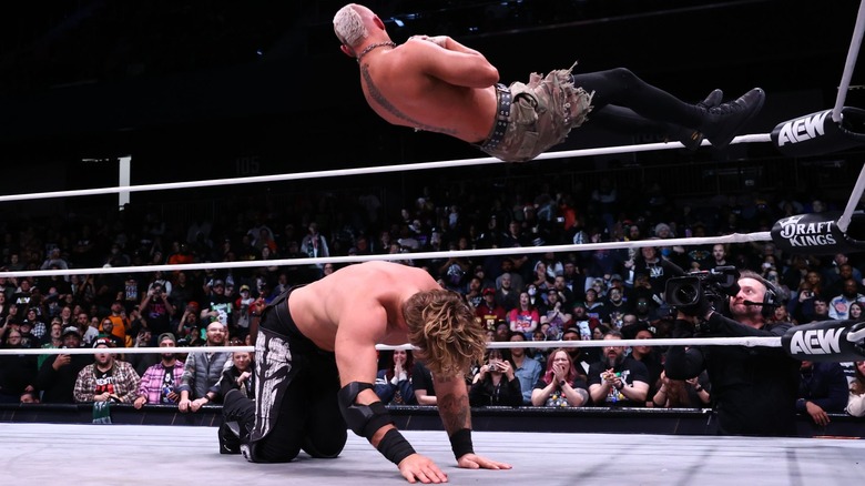 Will Ospreay and Darby Allin on AEW Dynamite