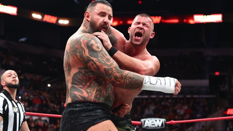 Daniel Garcia hits Brody King with a forearm on "AEW Collision"