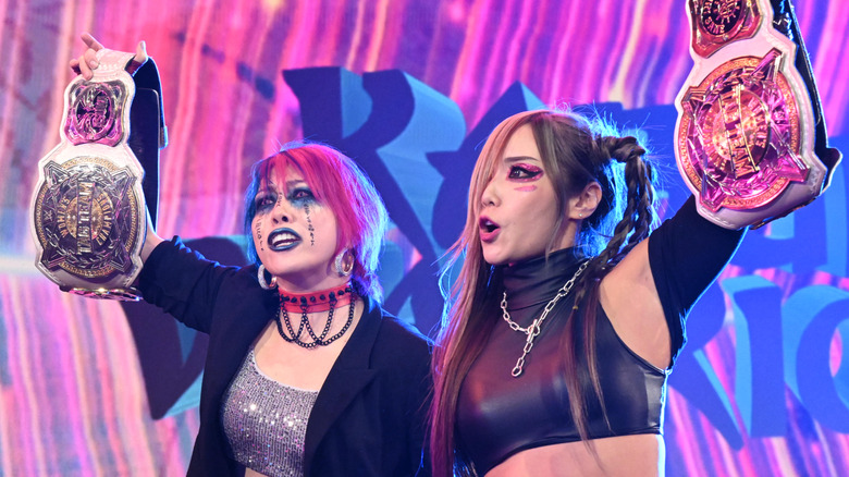 Asuka and Kairi Sane defending Tag Team Titles at Heritage Bank Center