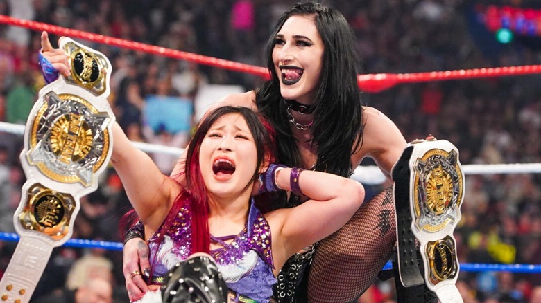 Rhea Ripley and IYO SKY retains WWE Women's Tag Team Titles