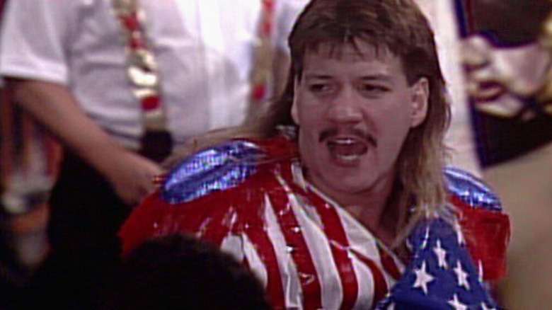 Eddie Guerrero makes his entrance at When Worlds Collide