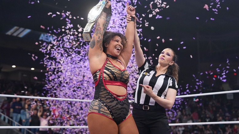 Willow Nightingale on AEW Dynamite