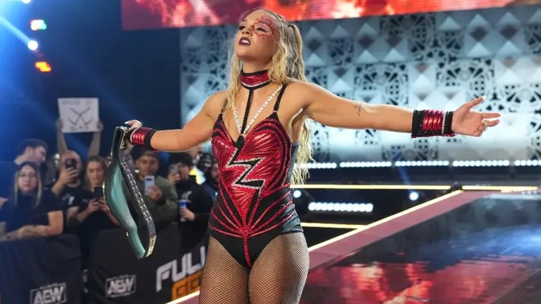 Julia Hart at AEW Full Gear 2023