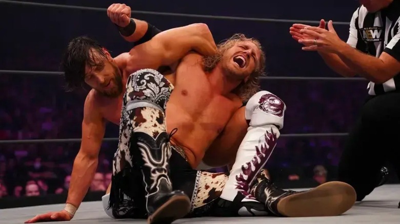 Bryan Danielson and Hangman Page on AEW Dynamite