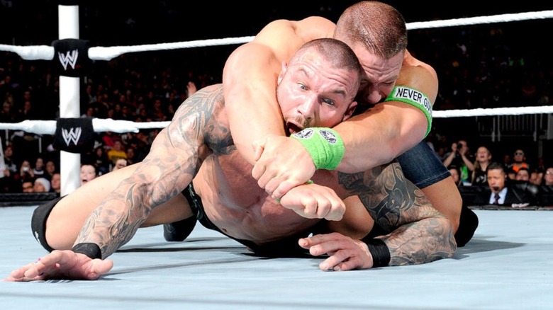 John Cena wrestles Randy Orton at Royal Rumble 2014